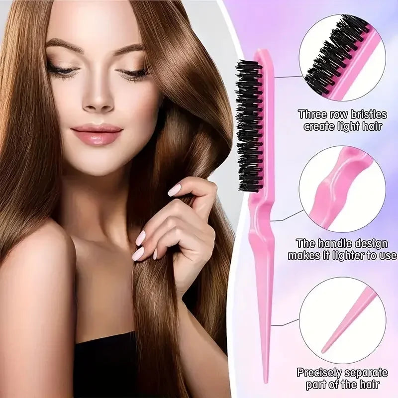 Complete 6-Piece Hair Styling, Braiding & Detangling Tool Set