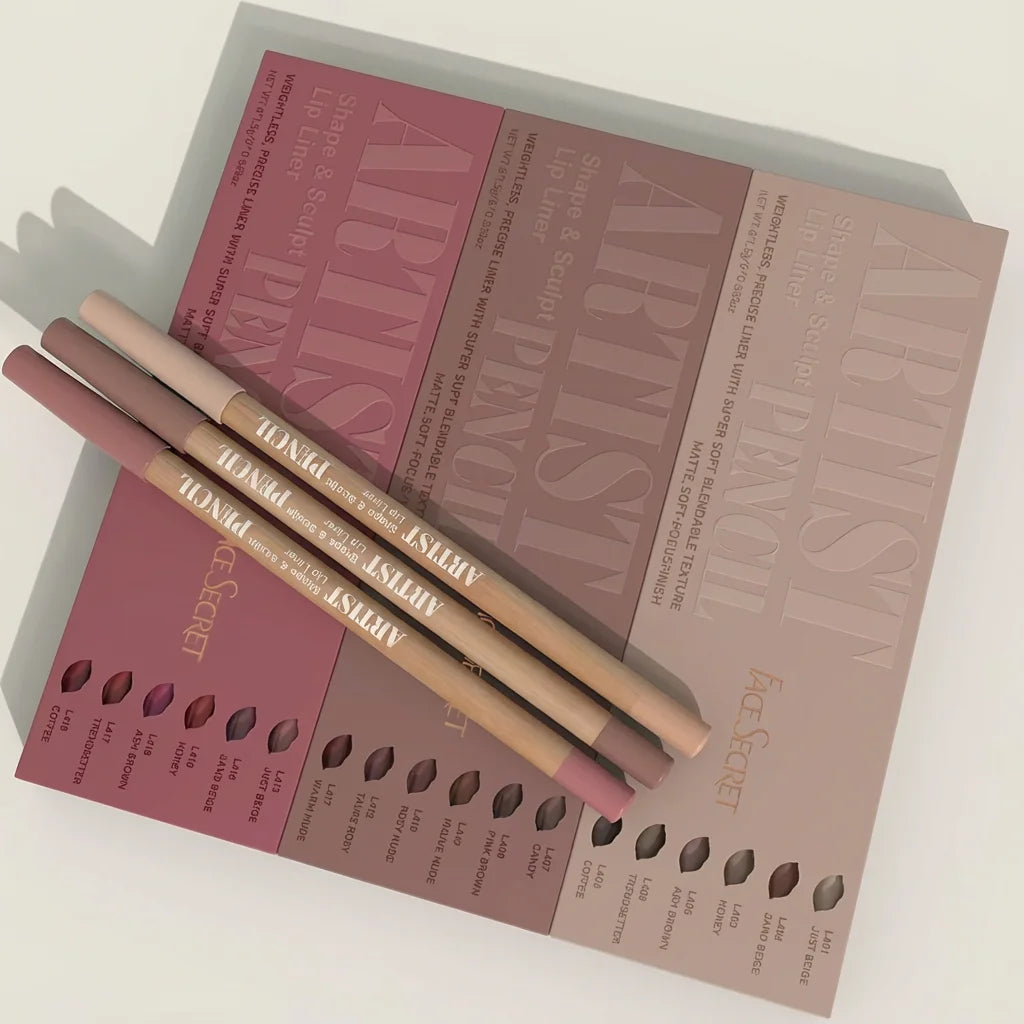 Velvet Matte Lip Liner 6-Piece Set
