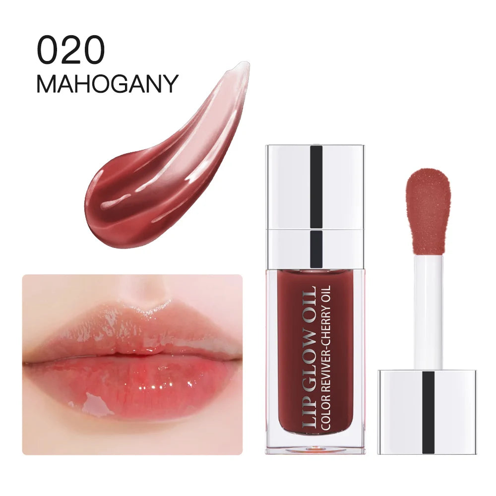 Hydrating Lip Glow Oil – High-Shine Moisturizing Gloss