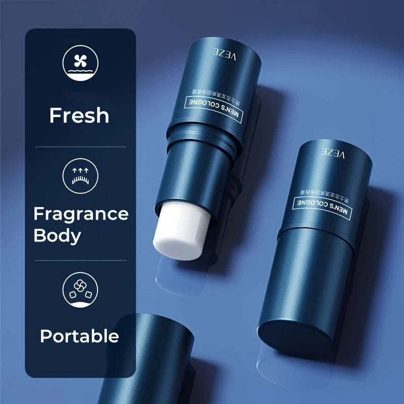 Men’s Refreshing Solid Cologne Stick Portable Fresh Fragrance
