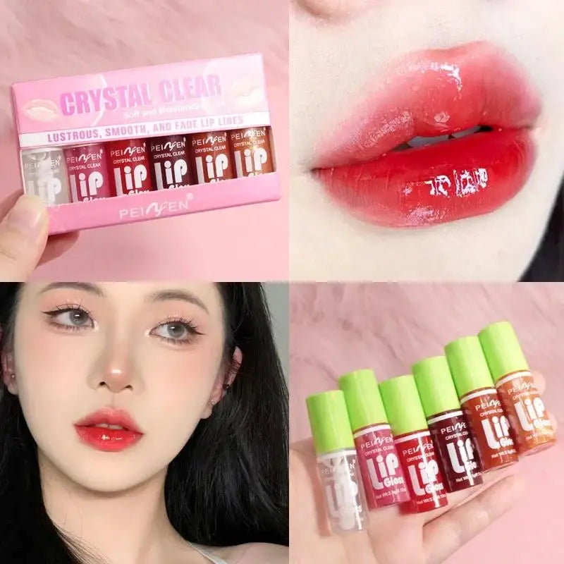Crystal Clear 6-Piece Hydrating Lip Gloss Set