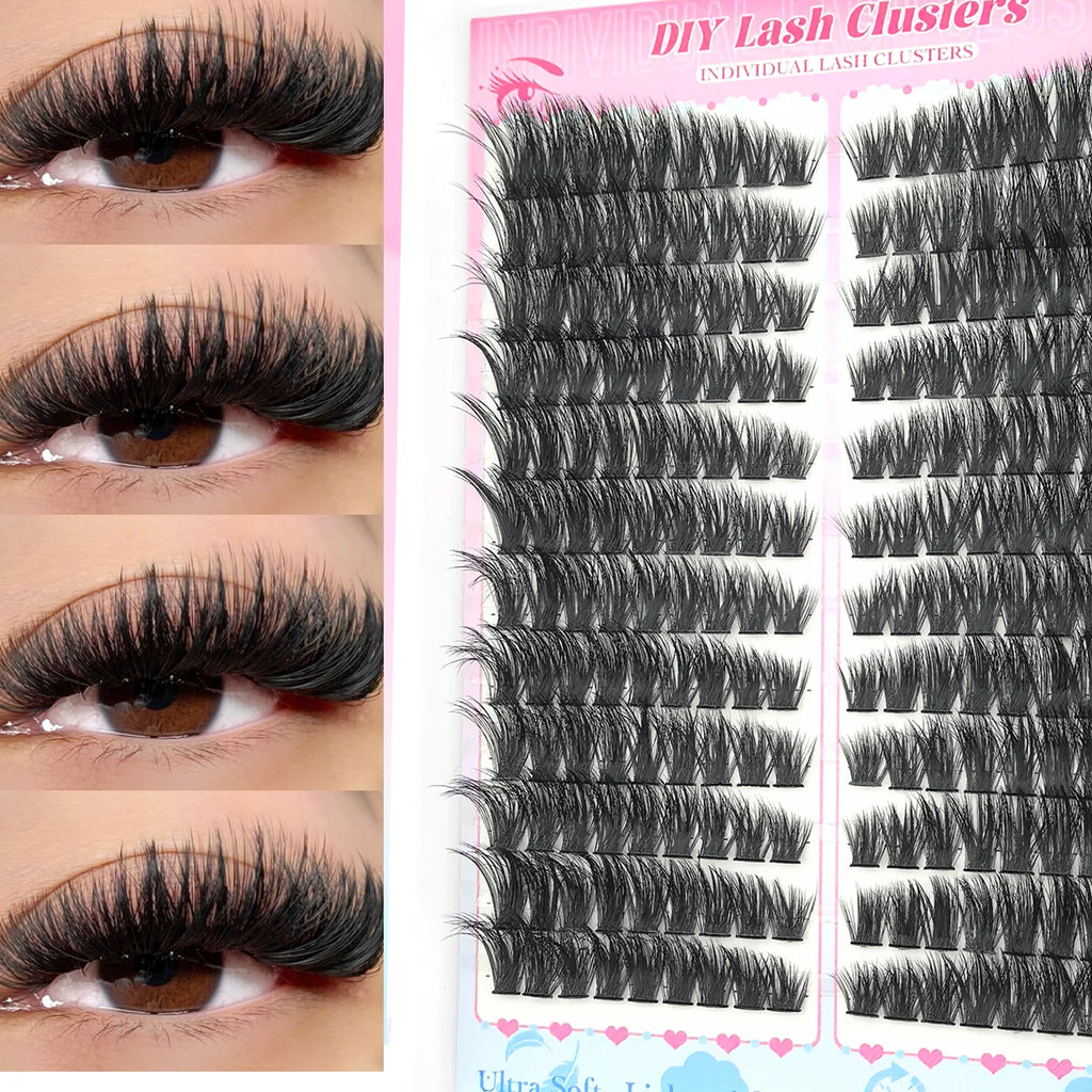 DIY Wispy Individual Cluster Lashes – Soft & Lightweight