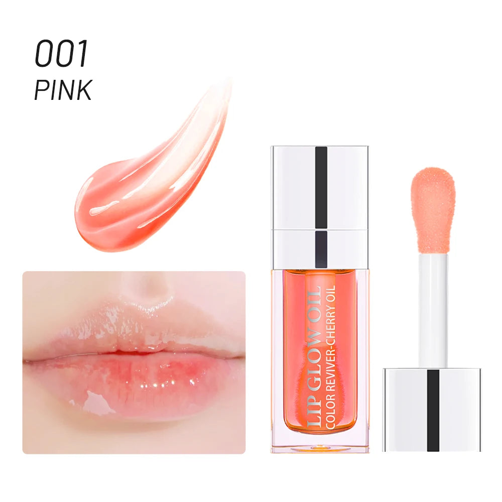 Hydrating Lip Glow Oil – High-Shine Moisturizing Gloss