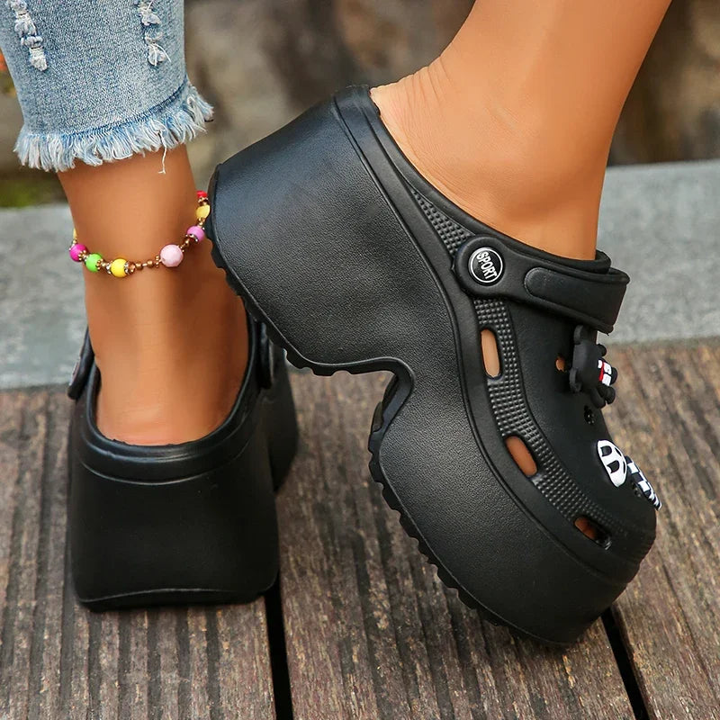 Women’s Chunky Platform Clogs Casual Slip-On Sandal