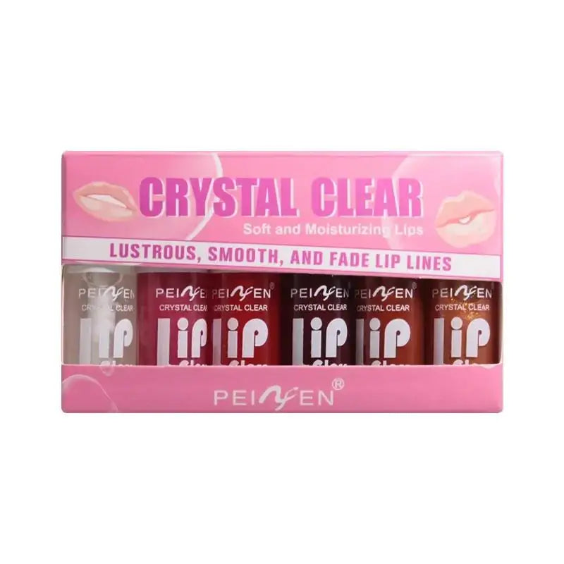 Crystal Clear 6-Piece Hydrating Lip Gloss Set