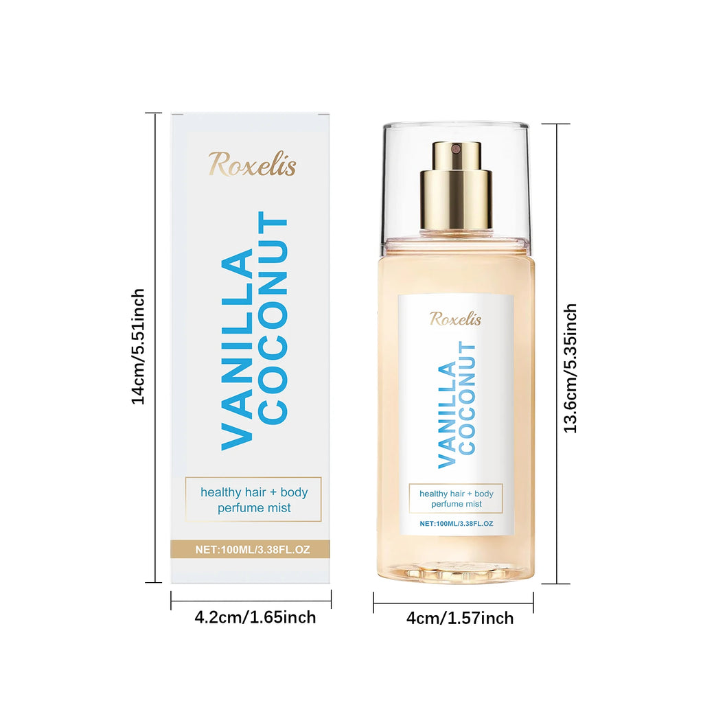 Vanilla Coconut Body Mist – Sweet & Refreshing Fragrance