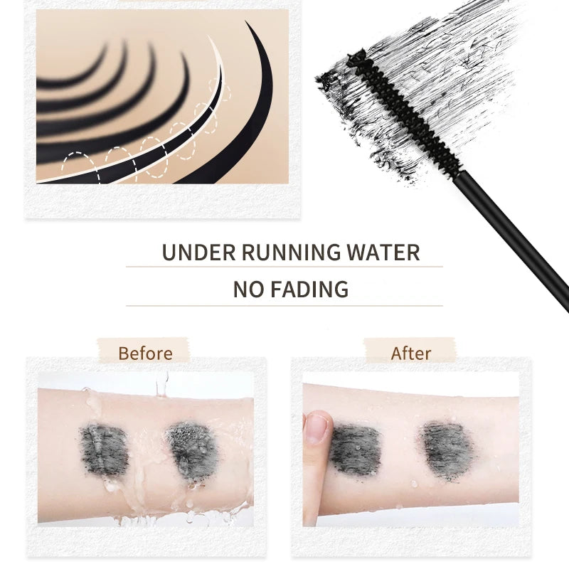 Lengthening & Volumizing Black Mascara