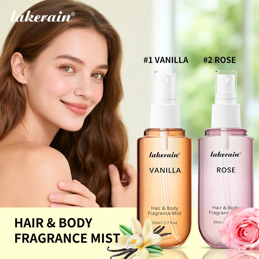 Vanilla & Rose Hair + Body Fragrance Mist