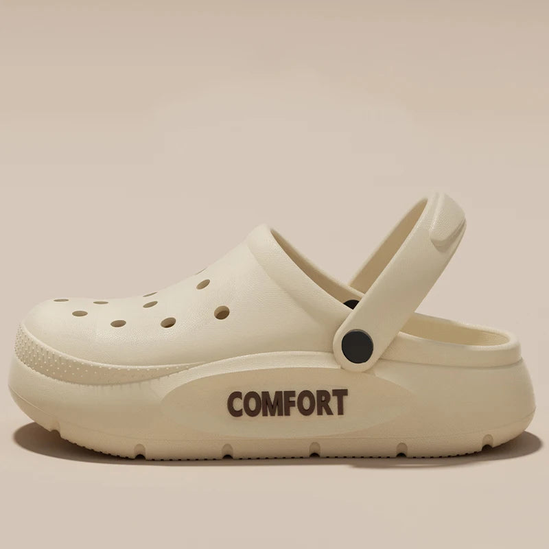 Unisex Lightweight Clog Sandals Adjustable Strap Comfort Shoes