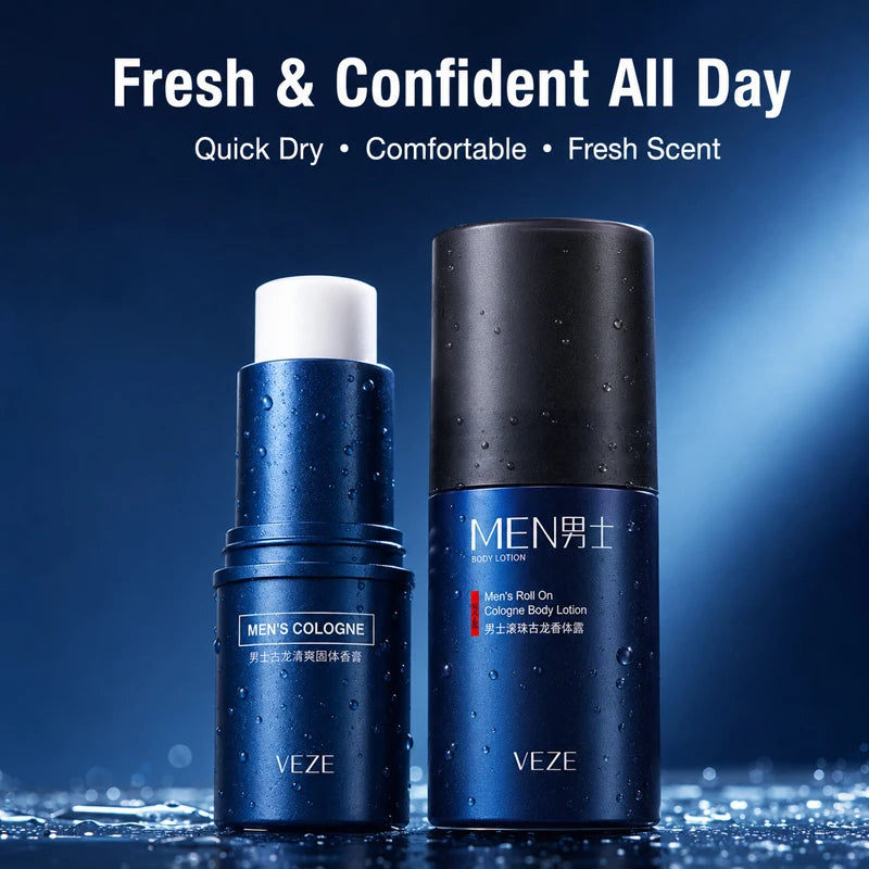 Men’s Woody Solid Cologne & Roll-On Fragrance