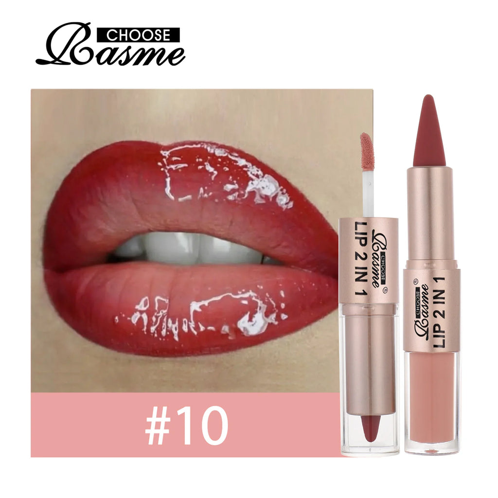 2-in-1 Matte Lip Liner & Gloss Duo