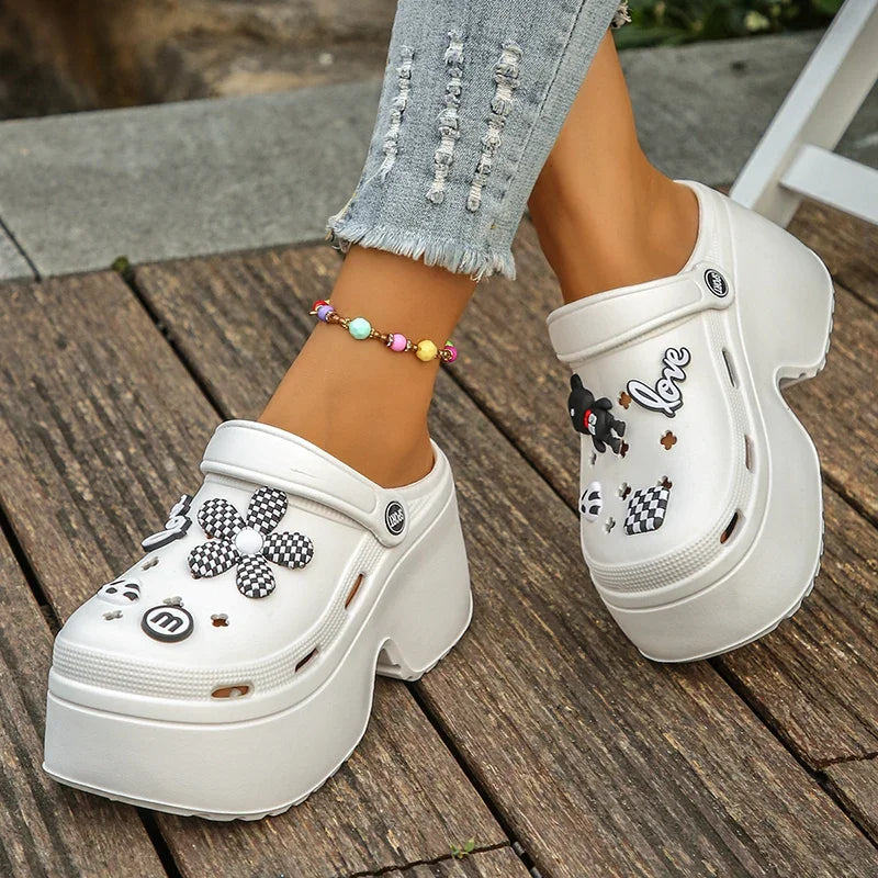 Women’s Chunky Platform Clogs Casual Slip-On Sandal