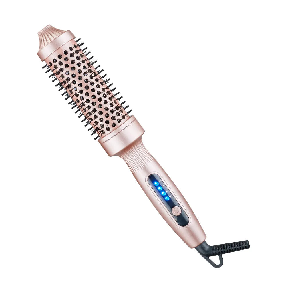 3-in-1 Ionic Heated Styling Brush for Smoothing, Curling & Volume